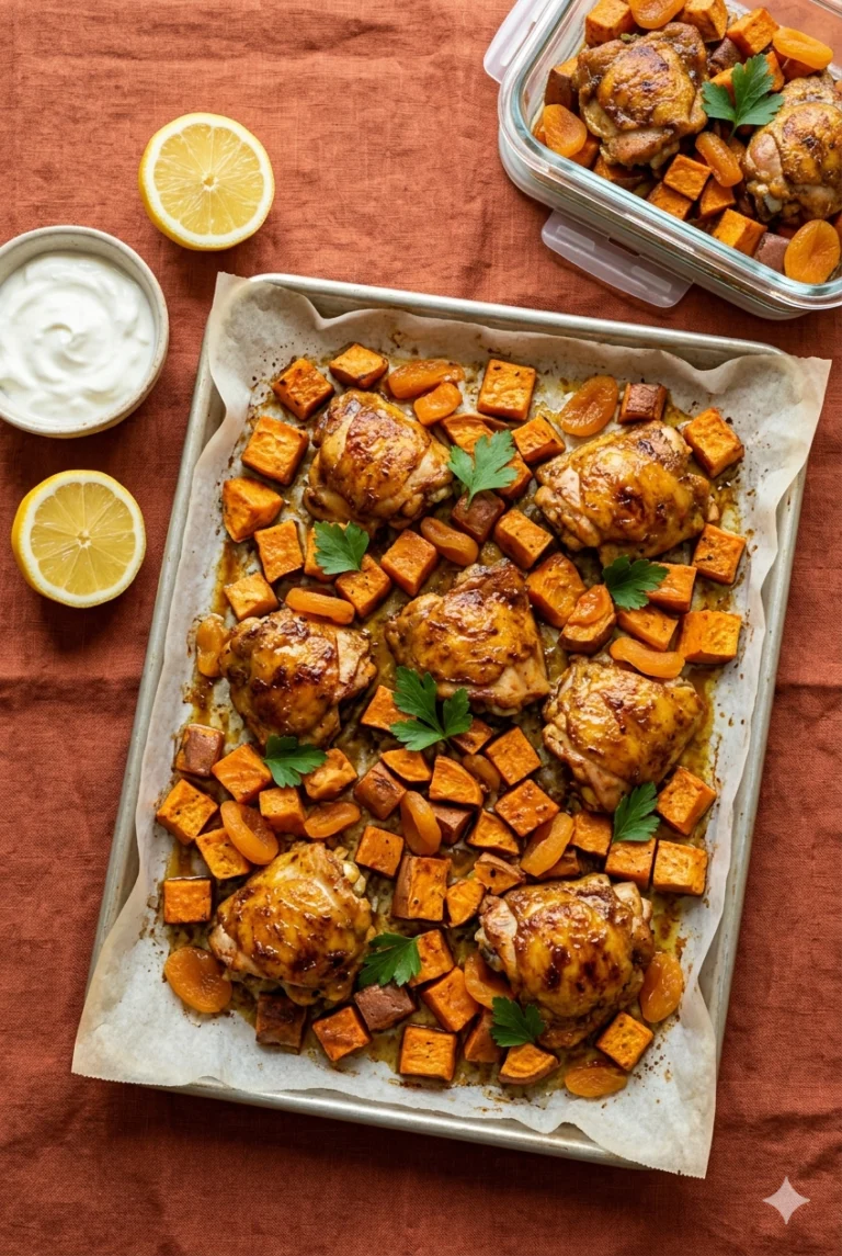 Meal Prep Moroccan-Spiced Chicken & Sweet Potato — 47g Protein, Under $4.50