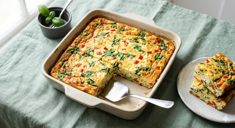 Meal Prep Cottage Cheese Breakfast Bake — 33g Protein, Under $3