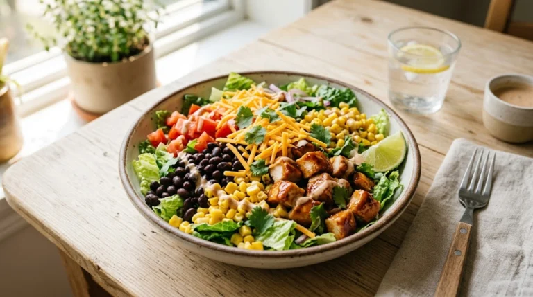 BBQ Chicken & Black Bean Salad Bowl: A Smoky High-Protein Lunch Under $4