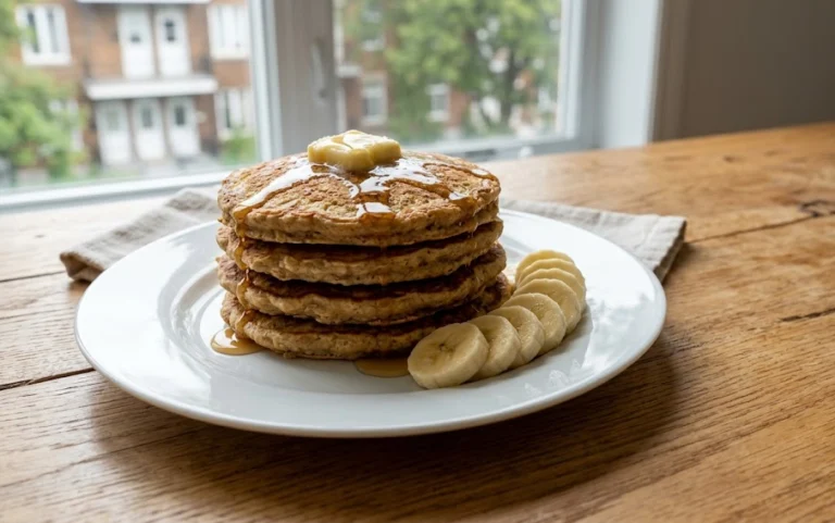 Banana Oat Protein Pancakes: A Naturally Sweet High-Protein Breakfast Under $2