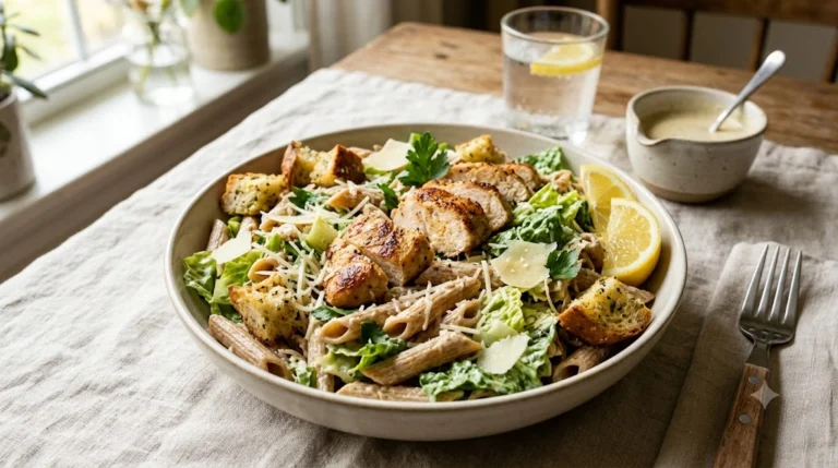 Chicken Caesar Pasta Salad: A High-Protein Lunch Ready in 20 Minutes