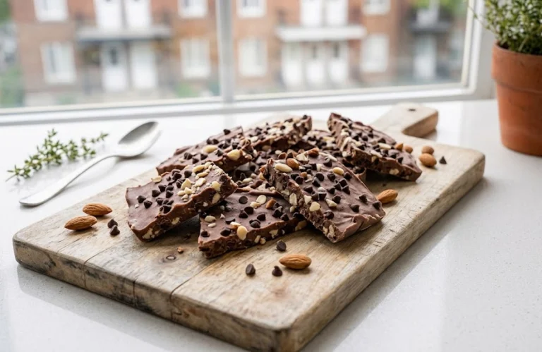 Chocolate Protein Frozen Yogurt Bark: A Crunchy High-Protein Snack Under $2.50