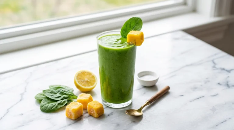 High-Protein Green Detox Smoothie — 28g Protein, Under $3