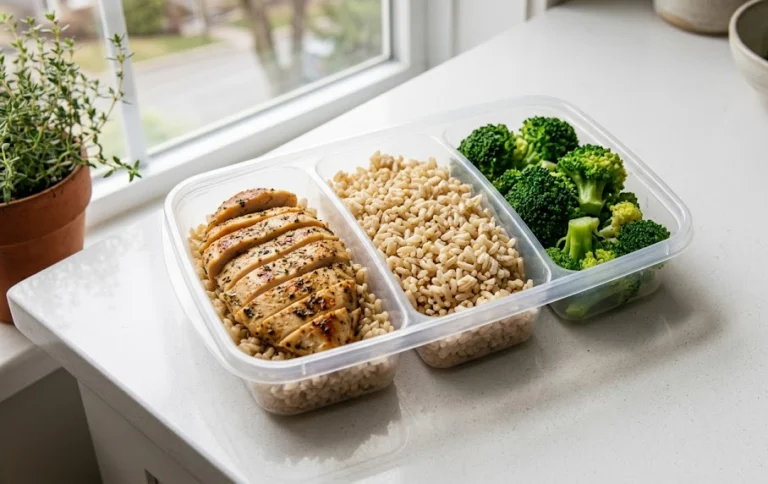 High-Protein Chicken & Rice Meal Prep Bowl: 46 Grams of Protein Under $4