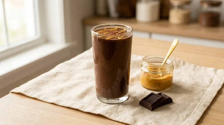 High-Protein Chocolate Peanut Butter Smoothie — 31g Protein, Under $3