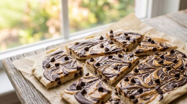 High-Protein Chocolate Peanut Butter Yogurt Bark.