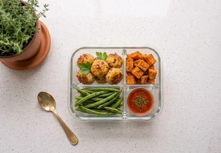 High-Protein Turkey Meatball & Sweet Potato Meal Prep Bowl: 38 Grams of Protein Under $5