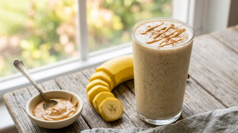 Peanut Butter Banana Protein Smoothie: A 5-Minute Budget Fuel-Up!