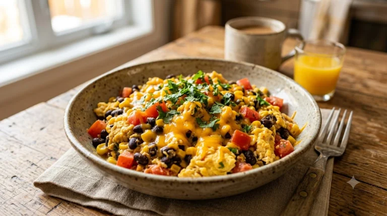 Savory Black Bean & Egg Breakfast Bowl: A High-Protein Start for Under $2