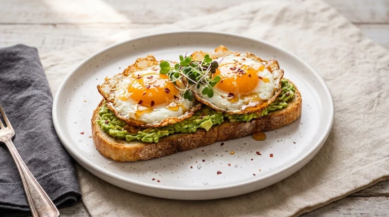 Avocado & Egg Toast with Chili Honey — 29g Protein, Under $4