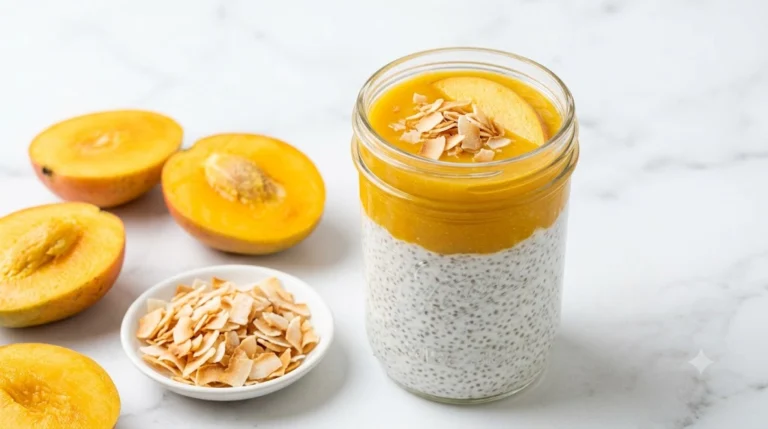 High-Protein Coconut Mango Chia Pudding — 20g Protein, Under $3.50