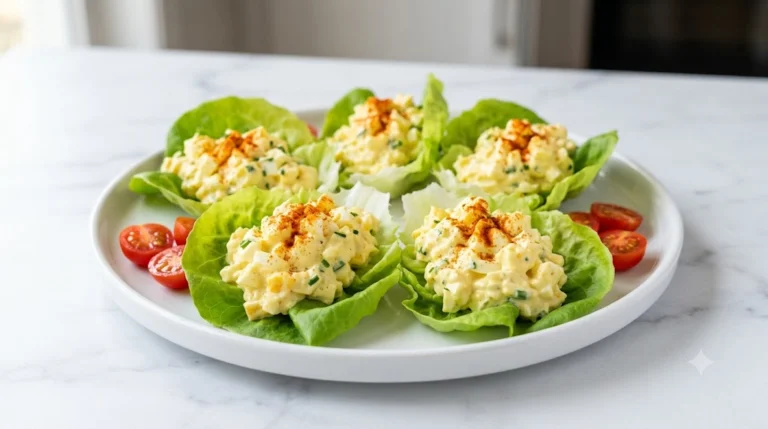 High-Protein Egg Salad Lettuce Wraps — 32g Protein, Under $3