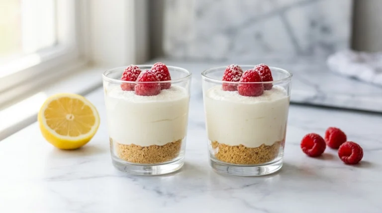 High-Protein Ricotta Lemon Cheesecake Cups — 22g Protein, Under $3.50
