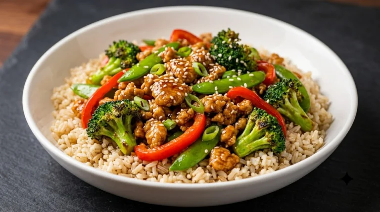 High-Protein Turkey & Vegetable Stir-Fry with Brown Rice — 44g Protein, Under $4.50