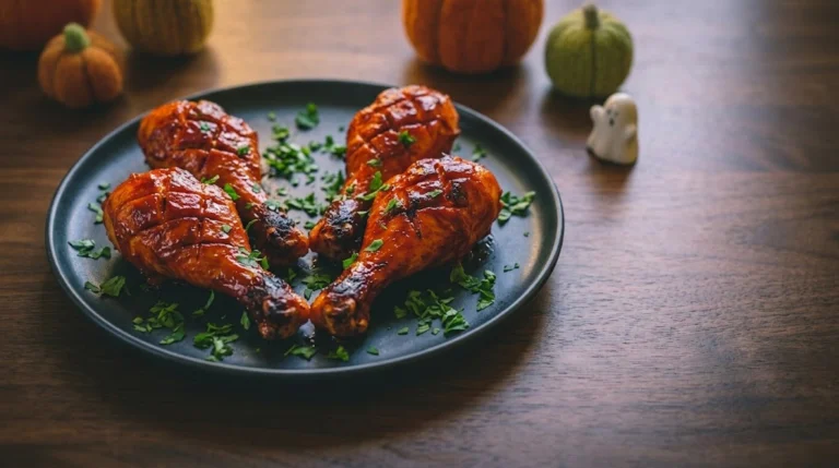 Bat Wing Buffalo Chicken Drumsticks for Two: A Spooky Game-Day Dinner Under $9