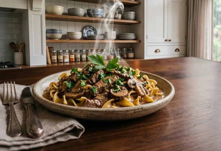 Beef Stroganoff for Two: A Creamy Comfort Food Classic Under $10