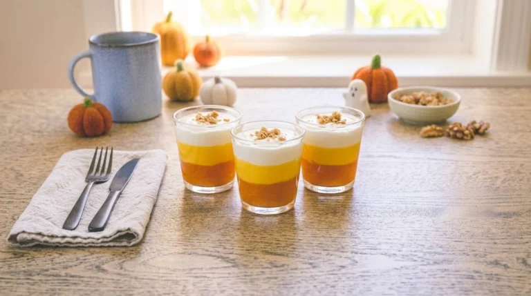 Candy Corn Protein Parfait Cups: A Festive High-Protein Halloween Snack Under $2