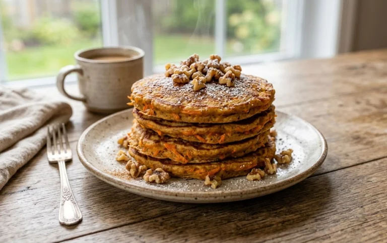 Carrot Cake Protein Pancakes: A Spiced High-Protein Breakfast Under $2.50