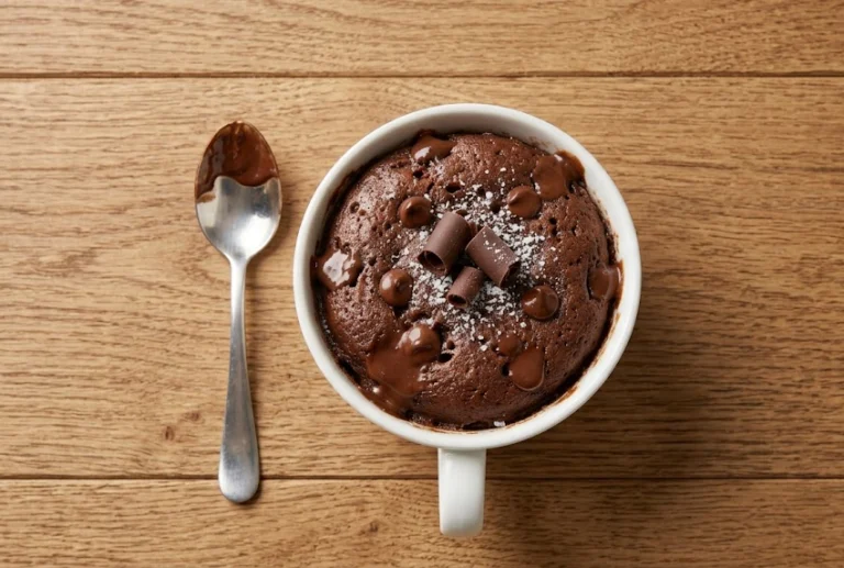 Chocolate Protein Mug Cake: A 5-Minute High-Protein Dessert Under $2