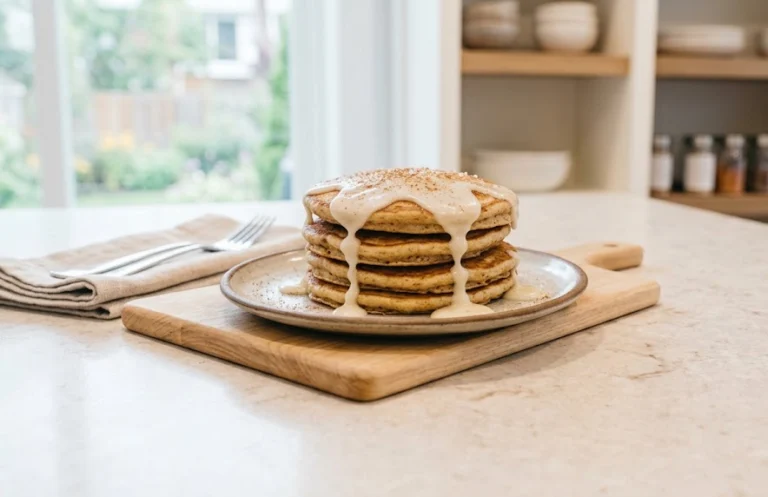 Cinnamon Roll Protein Pancakes: A Sweet High-Protein Breakfast Under $2.50