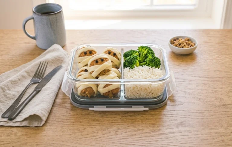 High-Protein Mummy Meatball & Rice Meal Prep Bowl: 39 Grams of Protein Under $5