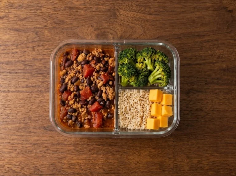 High-Protein Turkey Chili Meal Prep Bowl: 40 Grams of Protein Under $4