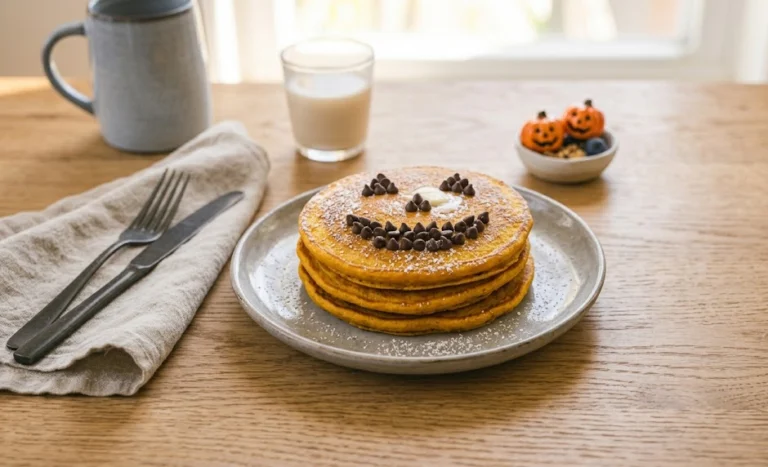 Jack-O’-Lantern Pumpkin Protein Pancakes: A Spooky High-Protein Halloween Breakfast Under $2.50