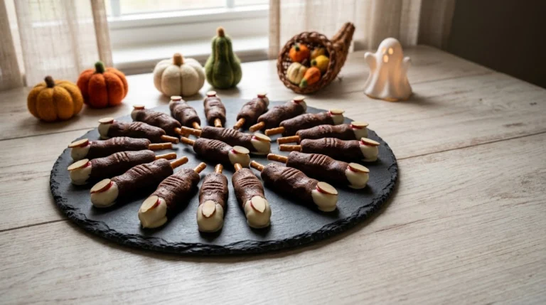 No-Bake Witch Finger Protein Bites: A Creepy High-Protein Halloween Snack Under $2