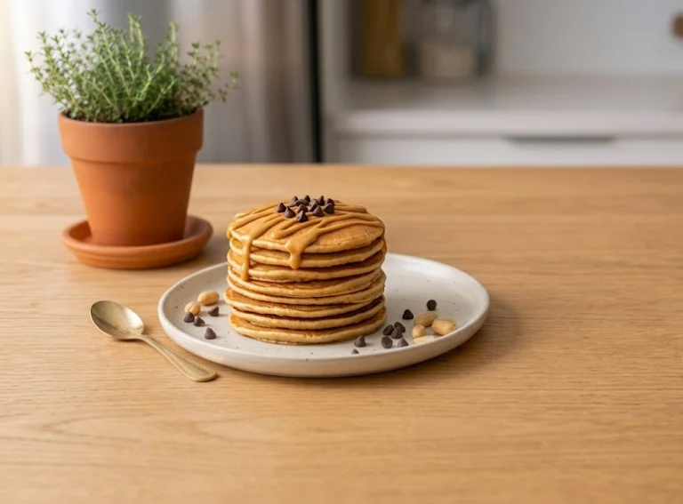 Peanut Butter Protein Pancakes: A Rich High-Protein Breakfast Under $2.50