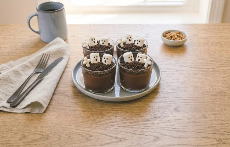 Spooky Chocolate Protein Pudding Graveyard Cups: A Fun High-Protein Halloween Snack Under $2