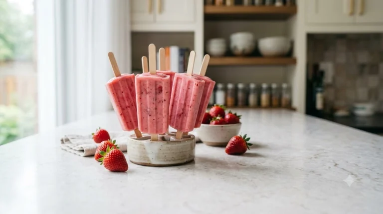 Strawberry Protein Popsicles: A Cool High-Protein Snack Under $2