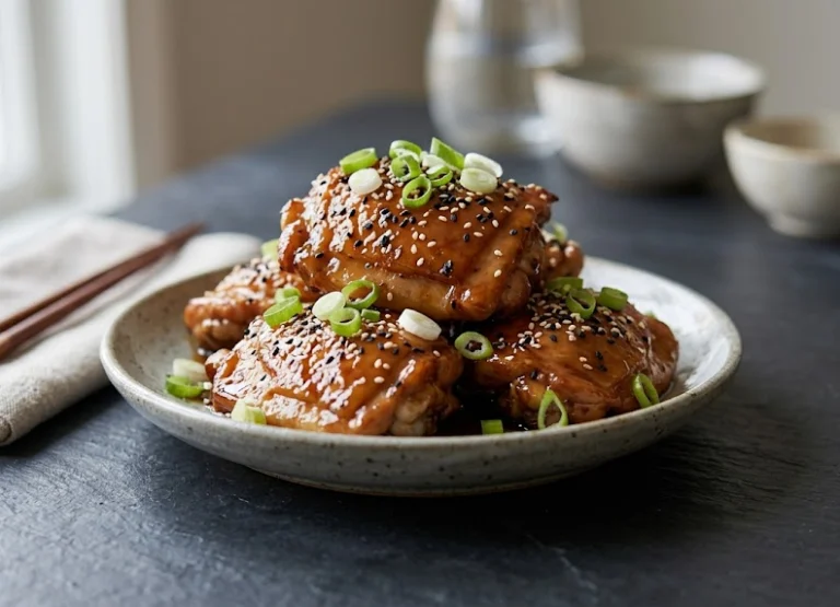 Teriyaki Glazed Chicken Thighs for Two: A Sticky Takeout Favorite Under $9