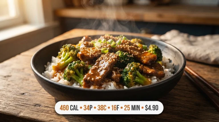 Beef and Broccoli Stir-Fry (34g Protein, Under $10 for Two)