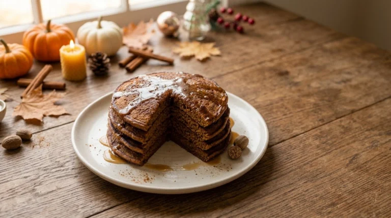 Gingerbread Protein Pancakes: A Warmly Spiced High-Protein Fall Breakfast Under $2.50