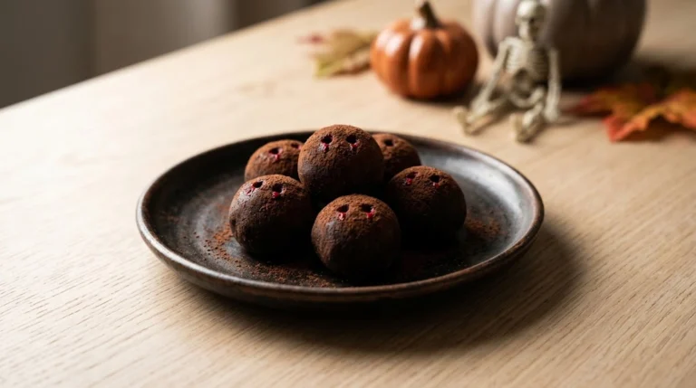 No-Bake Vampire Bite Protein Bites: A Fun High-Protein Halloween Snack Under $2