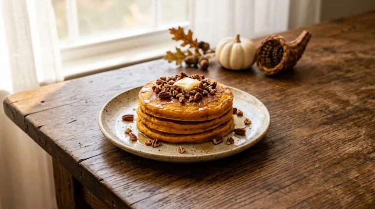 Spiced Sweet Potato Protein Pancakes: A Cozy High-Protein Thanksgiving Breakfast Under $2.50